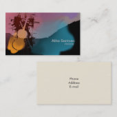 Carte de visite violoniste (Devant / Derrière)