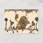 Carte De Visite Violoniste Lion, Hare (Dos)