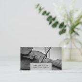 Carte De Visite Violoniste, violoniste professionnel (Debout devant)