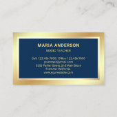 Carte De Visite Violoniste Violoniste Violoniste (Dos)