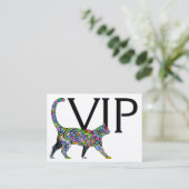 Carte De Visite VIP - Animal de compagnie très important - SRF (Debout devant)