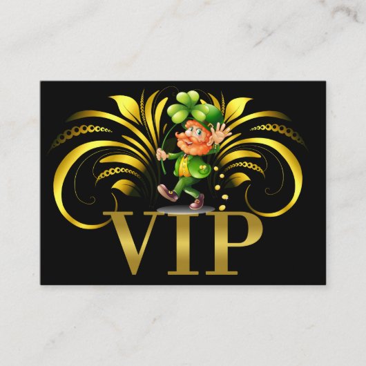 Carte de visite VIP irlandais / Pass / Invitation (Devant)