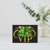 Carte de visite VIP irlandais / Pass / Invitation (Debout devant)