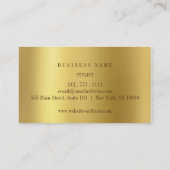 Carte de visite Vip Python blanc doré (Dos)