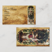 Carte De Visite VIRGIN AVEC Parchemin D'ENFANT (Devant / Derrière)