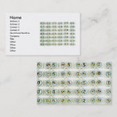 Carte de visite vis (Devant / Derrière)