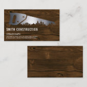 Carte De Visite Vis à main | Bois métallique (Devant / Derrière)