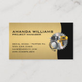 Carte De Visite Vis circulaire | Exercice d'alimentation (Devant)