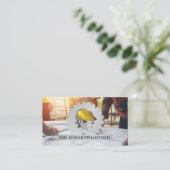 Carte De Visite Vis circulaire | Ingénierie | Architecte (Debout devant)