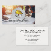 Carte De Visite Vis circulaire | Ingénierie | Architecte (Devant / Derrière)