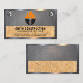 Carte De Visite Vis métalliques | Bois composite | Construction (Devant / Derrière)