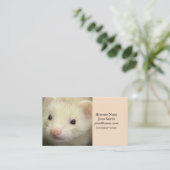 Carte De Visite Visage de furet (Debout devant)