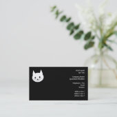 Carte De Visite Visage mignon de chat (Debout devant)