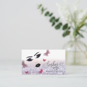 Carte De Visite Visage sensuel moderne attrayant (Debout devant)