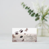 Carte De Visite Visage sensuel moderne attrayant (Debout devant)