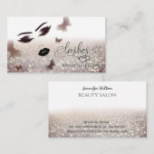 Carte De Visite Visage sensuel moderne attrayant (Devant / Derrière)