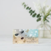 Carte De Visite Visage sensuel moderne attrayant (Debout devant)