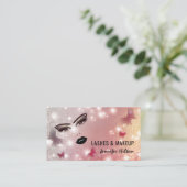 Carte De Visite Visage sensuel moderne attrayant (Debout devant)