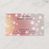 Carte De Visite Visage sensuel moderne attrayant (Dos)