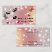 Carte De Visite Visage sensuel moderne attrayant (Devant / Derrière)