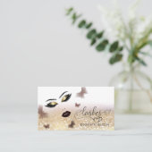 Carte De Visite Visage sensuel moderne attrayant (Debout devant)