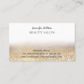 Carte De Visite Visage sensuel moderne attrayant (Dos)