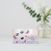 Carte De Visite Visage sensuel moderne attrayant (Debout devant)