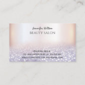 Carte De Visite Visage sensuel moderne attrayant (Dos)