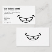 Carte De Visite Visage souriant (Devant / Derrière)