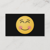 Carte De Visite Visage souriant aux yeux souriants (Dos)