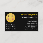 Carte De Visite Visage souriant aux yeux souriants (Devant)