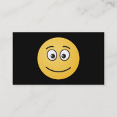 Carte De Visite Visage souriant avec yeux ouverts (Dos)