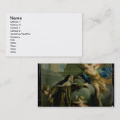Carte De Visite Vision de St Teresa (Devant / Derrière)
