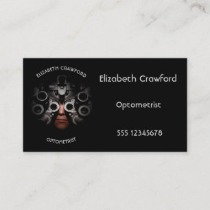 Carte De Visite Vision d'essai d'opticien d'optométriste