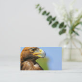 Carte De Visite Vision d'un bel aigle d'or jeune (Debout devant)