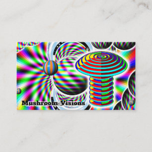 Carte De Visite Visions des champignons (changer les mots)