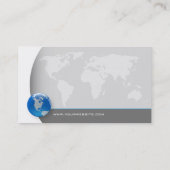 Carte De Visite Visite aérienne | Agent de voyage (Dos)