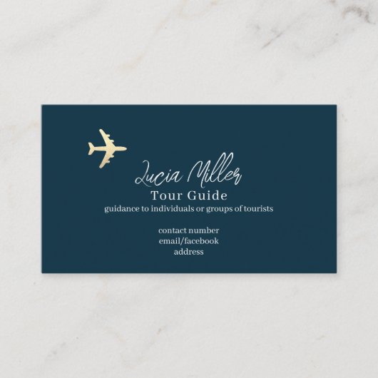 Carte De Visite Visite et voyage (Devant)