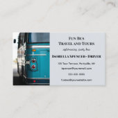 Carte De Visite Visite guidée et bus de fête (Devant)