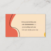 Carte de visite visitekaartje (Achterkant)