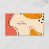 Carte de visite visitekaartje (Voorkant)