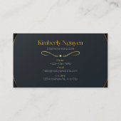 Carte de visite visitekaartje (Achterkant)