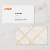 Carte De Visite Visitenkarte (Devant / Derrière)