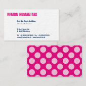 Carte De Visite Visitenkarte klar und deutlich (Devant / Derrière)