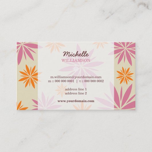 CARTE DE VISITE :: vitalité 2 (Devant)