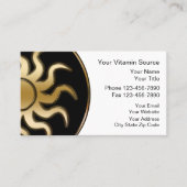Carte de visite Vitamines (Devant)