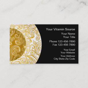 Carte de visite Vitamines