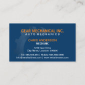 Carte De Visite vitesse 3D mécanique (Dos)