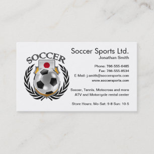 Carte De Visite Vitesse de fan du football 2016 du Japon