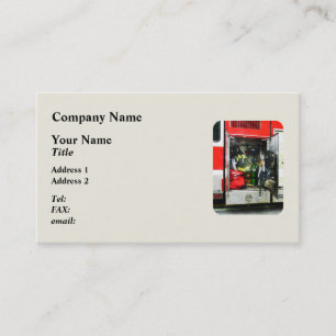 Carte De Visite Vitesse de lutte contre l'incendie